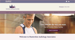 Desktop Screenshot of hunterdonaudiology.com